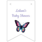 ベビーイン開花ベビーシャワーユニセックス バンティングフラッグ (第1の旗)