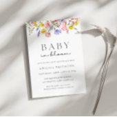 ベビーイン開花ベビーシャワー招待状 招待状