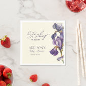 ベビーイン開花ベビーシャワー春夏フローラ スタンダードカクテルナプキン (インサイチュ)