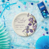 ベビーイン開花ベビーシャワー春夏フローラ ペーパープレート (パーティー)