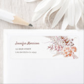 ベビーイン開花ベビーシャワー男女兼用フローラ ラベル (インサイチュ)