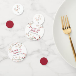 ベビーイン開花ベビーシャワー コンフェッティ