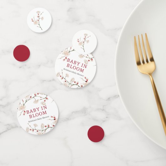 ベビーイン開花ベビーシャワー コンフェッティ (グループ)