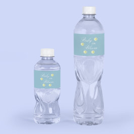 ベビーイン開花ベビーシャワー ペットボトルラベル