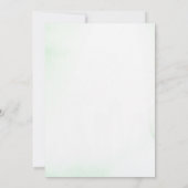 ベビーイン開花ベビーシャワー 招待状 (裏面)