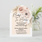 ベビーイン開花ベビーシャワー 招待状 (スタンド正面)