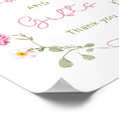 ベビーイン開花ボウガーデンブックスとギフト ポスター (角)