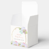 ベビーイン開花ボホアーチカボスベビーシャワー フェイバーボックス (オープン)