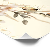 ベビーイン開花ボホニュートラルベビーシャワー ポスター (コーナー)