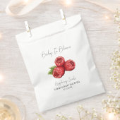 ベビーイン開花ラズベリーシーズベビーシャワー フェイバーバッグ (クリップ留めされた状態)