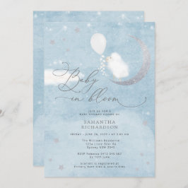 ベビーイン開花ラムボーイベビーシャワー招待状 招待状