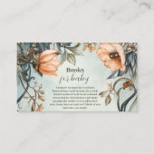 ベビーイン開花ワイルドフラワーガーデンベビーシャワー エンクロージャーカード (正面)