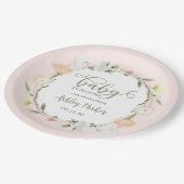 ベビーイン開花ワイルドフラワーベビー散布 ペーパープレート (アングル)