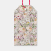 ベビーイン開花ワイルドフラワーボホベイビーシャワー ギフトタグ (裏面)