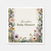 ベビーイン開花園 スタンダードカクテルナプキン (正面)