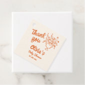 ベビーイン開花手引きフローラベビーシャワー フェイバータグ (インサイチュ)