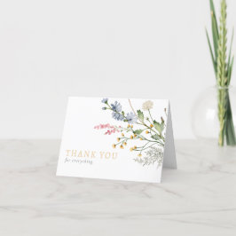 ベビーイン開花春ワイルドフラワーフローラ サンキューカード