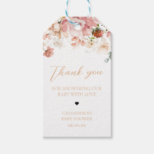 ベビーイン開花春ワイルドフラワーメッセージカード ギフトタグ