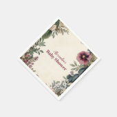 ベビーイン開花春ワイルドフラワー スタンダードカクテルナプキン (角)