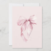 ベビーイン開花秋ガーデンベビーシャワー 招待状 (裏面)