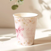 ベビーイン開花赤面ピンクボウフローラ春 紙コップ