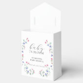 ベビーイン開花 |ワイルドフラワーシンプルの赤ちゃんシャワー フェイバーボックス (オープン)