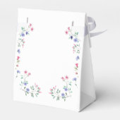 ベビーイン開花 |ワイルドフラワーシンプルの赤ちゃんシャワー フェイバーボックス (裏面サイド)