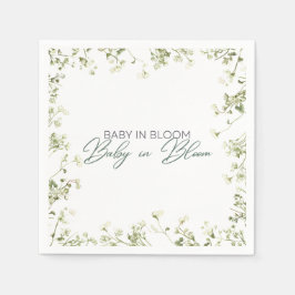 ベビーイン開花 – 赤ちゃんの息 スタンダードカクテルナプキン