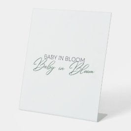 ベビーイン開花 – 赤ちゃんの息 台座サイン