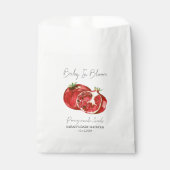 ベビーイン開花Lザクロ種子ベビーシャワー フェイバーバッグ (正面)