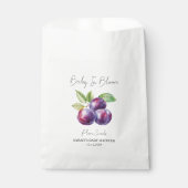 ベビーイン開花Lプラム種子ベビーシャワー フェイバーバッグ (正面)