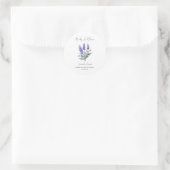 ベビーイン開花Lラベンダーシーズベビーシャワー ラウンドシール (バッグ)