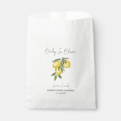 ベビーイン開花lレモンシーズベビーシャワー フェイバーバッグ (正面)