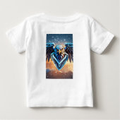 "ベビーイーグルグラフィックTシャツ – ソフトコットンティー ベビーTシャツ (裏面)
