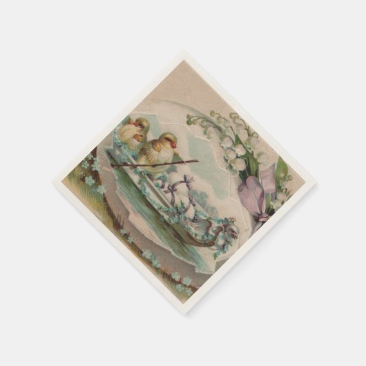 ベビーイースターシックズローイング紙ナプキンス スタンダードカクテルナプキン (角)