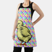 ベビーイースターシ数々のック色の正方形デザインエプロン エプロン (インサイチュ)