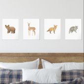 ベビーウッドランド動物子供部屋デコールセット4 (寝室)