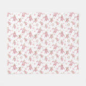 ベビーウミガメとベビー フリースブランケット (正面(横))