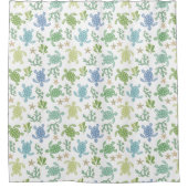 ベビーウミガメ シャワーカーテン (正面)