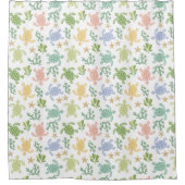 ベビーウミガメ シャワーカーテン (正面)