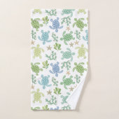 ベビーウミガメ バスタオルセット (ハンドタオル)