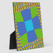 ベビーエコグ市松模様にローン フォトプラーク (側面)