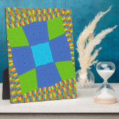 ベビーエコグ市松模様にローン フォトプラーク (側面)