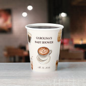 ベビーエレガントはコーヒーの赤ちゃんシャワーを醸造している 紙コップ