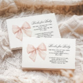 ベビーエレガントエンクロージャカード用ホワイトボウブック エンクロージャーカード