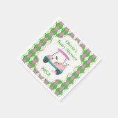 ベビーエレガントシャワー対応ゴルフカート スタンダードカクテルナプキン (角)