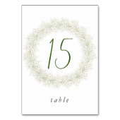 ベビーエレガントズブレスリースブライダルシャワー テーブルナンバー (裏面)