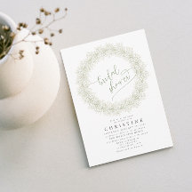 ベビーエレガントズブレスリースブライダルシャワー