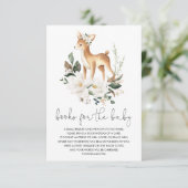 ベビーエレガントディアマグノリアフローラが本を持って来る エンクロージャーカード (スタンド正面)