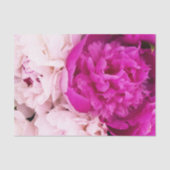 ベビーエレガントピンクアンド明るい赤紫色牡丹 薄葉紙 (正面)